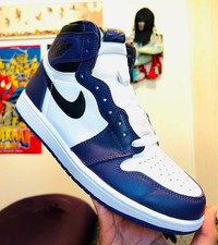 Nike Suede Mesh Air Jordan 1 Retro High Og Court Purple Men's US9.5 / JP27.5 NM