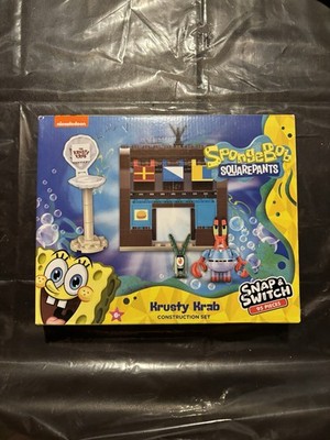 SpongeBob SquarePants Krusty Krab Snap & Switch Construction Set 95 Pc NIB