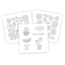 We R Memory Keepers Vinyl Druck Presse vorgeschnittene Vinyls 3 St&uuml;ck - Obst & Pflanzen
