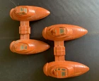 Kenner Vintage Star Wars Lot of 4 (2 Orange, 2 Gray) Snowspeeders/Cloudcars