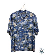 WACKO MARIA Aloha shirt Size: XL Blue Men