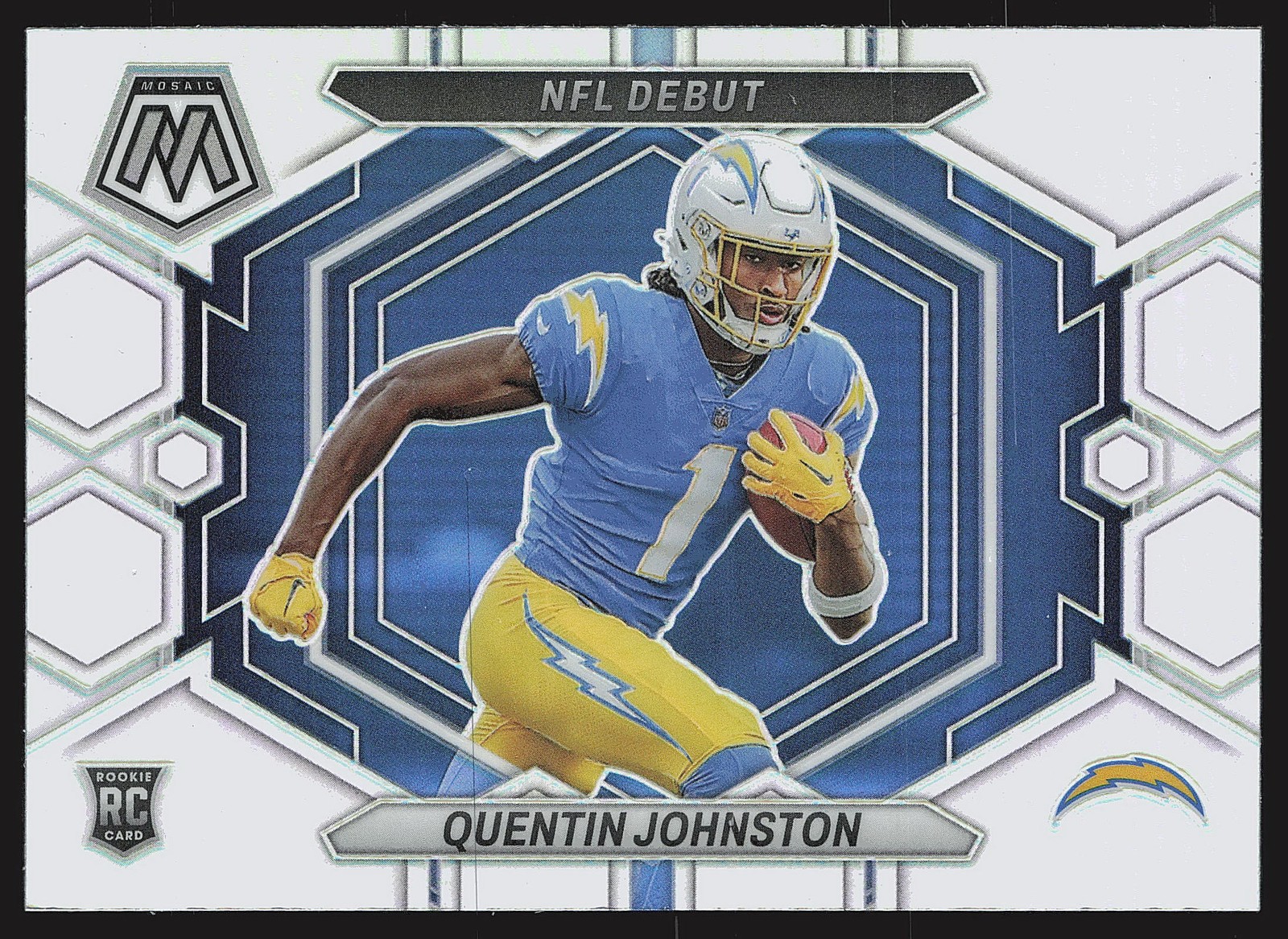 2023 Panini Mosaic #ND-16 Quentin Johnston Silver RC