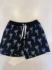 Boys Chubbies Swim Trunks Size XS 6/7 Palm Trees