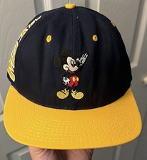 Vintage NWT Disney Mickey Mouse Snapback Hat Goofy's Hat Co. Made in USA