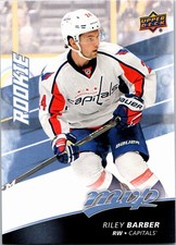 2017-18 UPPER DECK MVP RILEY BARBER ROOKIE WASHINGTON CAPITALS #235