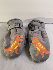 Kids Dinosaur Winter Snow Mittens