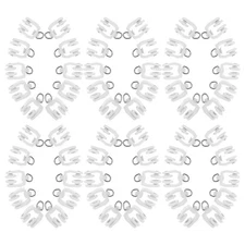 140 Pcs Ceiling Curtain Divider Track Mounted Rails Sliding Gliders Door