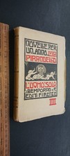 Luigi Pirandello Novelle per un anno IV L'uomo solo 1922 Bemporad