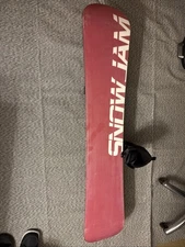 Snow Jam Boarding Co Snowboard 148 And Elite 4 Flow Bindings.