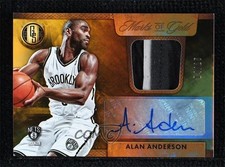 2014-15 Panini Gold Standard Marks of Prime 4/25 Alan Anderson #18 Auto r0j