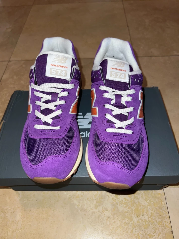 Zapatos para mujer New Balance 574 Concord uva/arcilla/sal marina talla 8W nuevos Foto 2 de 4