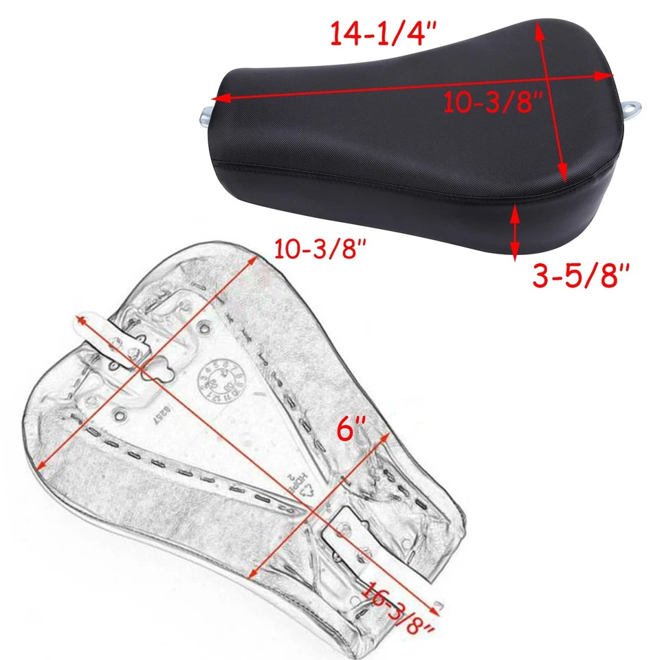 Одиночное переднее сиденье водителя мотоцикла для Harley Sportster 48 72 XL 1200X 1200 В - Изображение 2 из 4