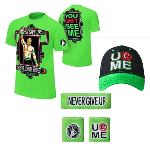 Hat T-shirt Wristbands for John Cena Costume gift jogger mens children boys ·· - Picture 15 of 28