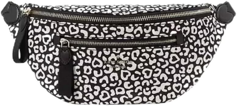 Kate Spade Chelsea Leopard Heart Belt Bag Fanny Pack KF339 