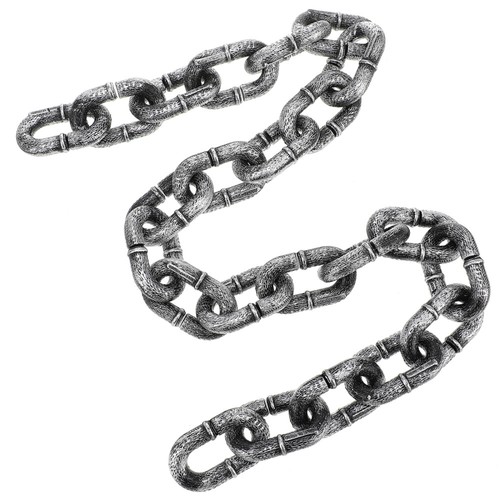 Layout Decor Plastic Barrier Chain Fake Chains Chain Halloween