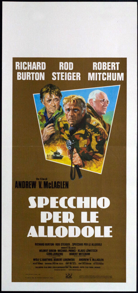 Locandina originale film Specchio per le allodole (1979) - Regia di Andrew V. McLaglen