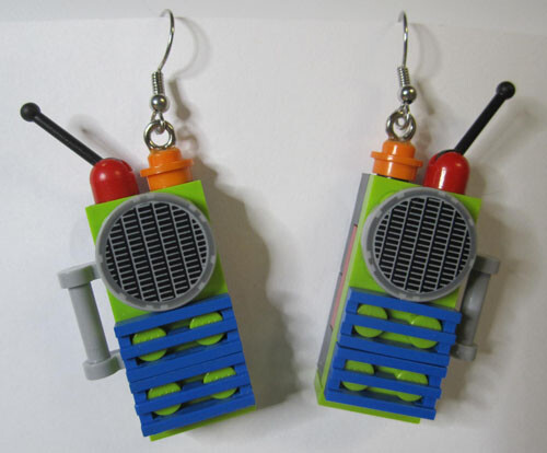 Pendientes de bucle LEGO - walkie talkies - (2 piezas) - Imagen 2 de 2