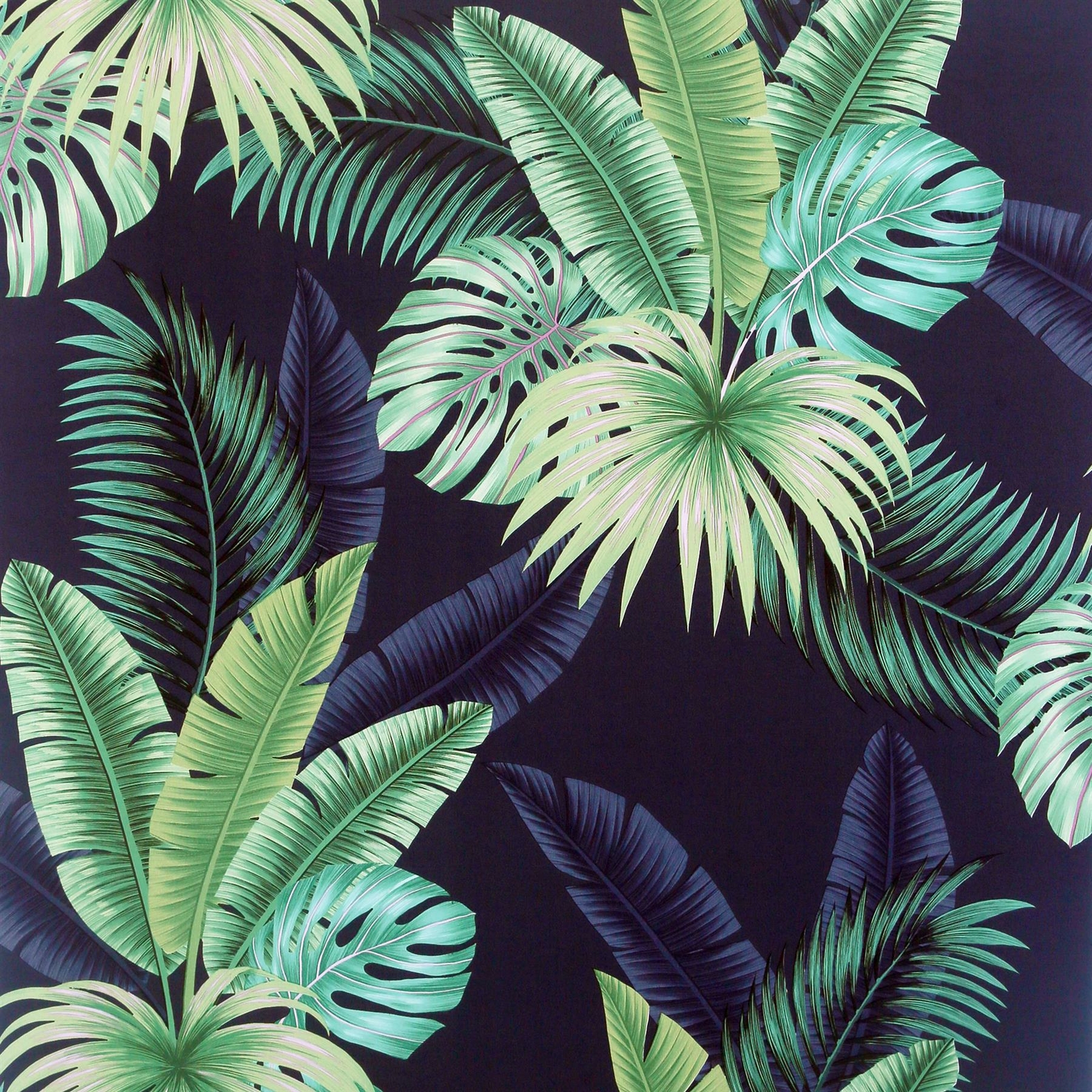 Arthouse Miami Tropics Navy Any Room Paste The Paper Bedroom Quality Wallpaper - Image 2