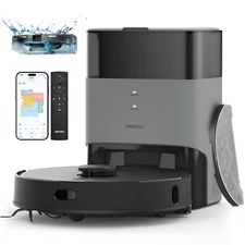 Robot Vacuum Cleaner, 60 Days Self-Empty Bin, 180 Min Runtime, APP Voice Control
