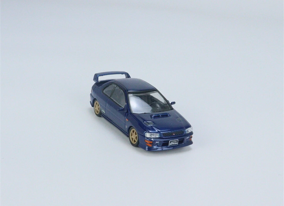 BMC 1/64 Scale Subaru Impreza WRX Type R 3-6 Gen Blue Diecast Car 