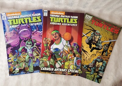 Teenage Mutant Ninja Turtles Amazing Adventures IDW Comics 2012 & 2016 Lot Of 3