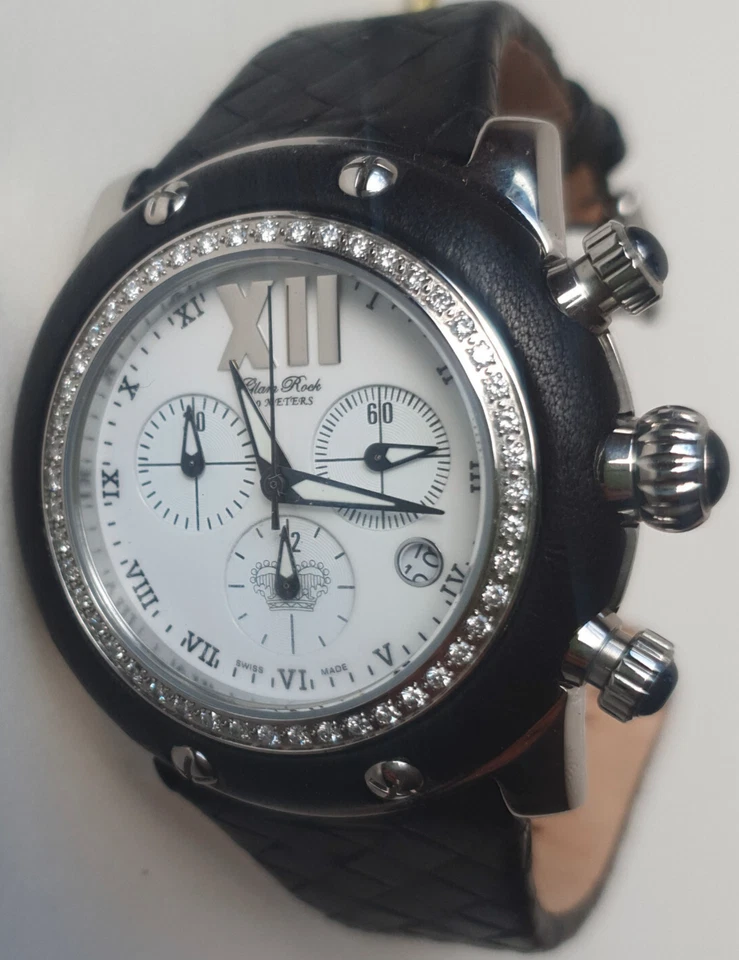 Glam Rock Women's GR10172D1 Hand Made, 48 x Natural Diamonds Gold Plated Watch - image 3 of 4