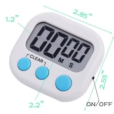 Digital Kitchen Timer Magnetic Cooking LCD for Food Household Use Loud Alarm T2