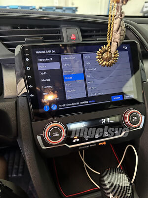 Carplay Car Stereo Radio Dash Kit Navigation Android For Honda Civic 2016-2021