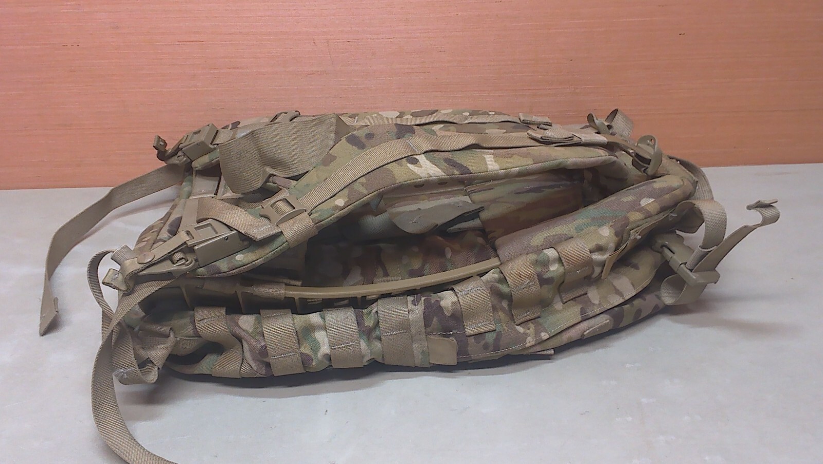 US Military Issue Multicam OCP Camo MOLLE II Medium Ruck Sack Back Pack Setup eBay