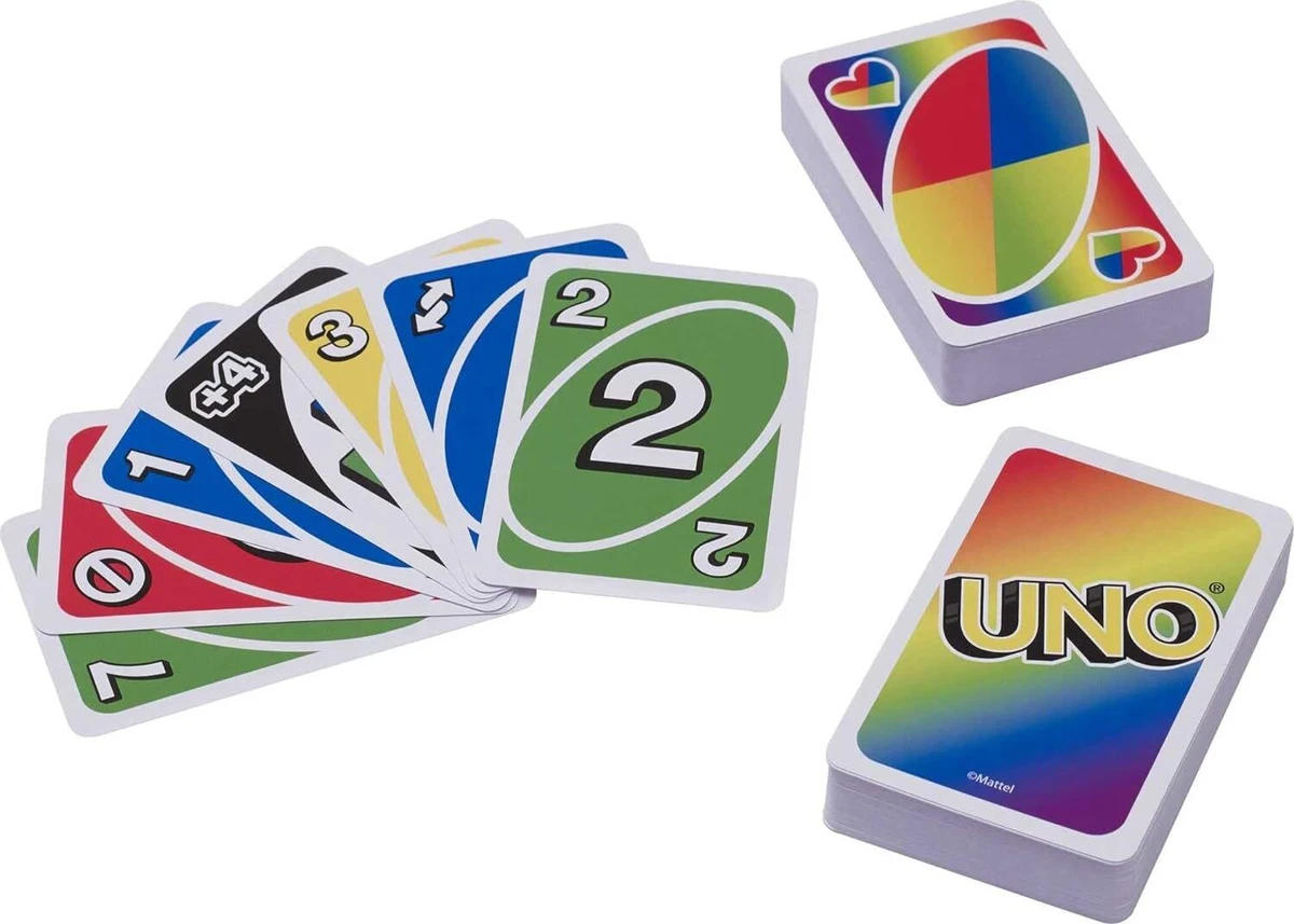 Juego De Cartas Uno Play With Pride Con 112 Cartas E Instrucciones