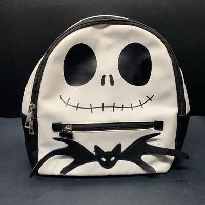 The Nightmare Before Christmas Tombstone Backpack Jack Skellington Bat Bow Tie