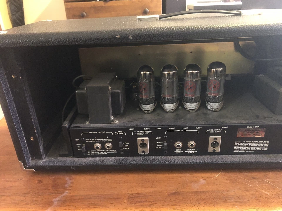 Carvin X-100B Tube Guitar Head Amplifier - Image 3 of 4