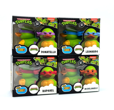 Mini Tubbz Teenage Mutant Ninja Turtles TMNT 2'' Vinyl Ducks Lot Of 4