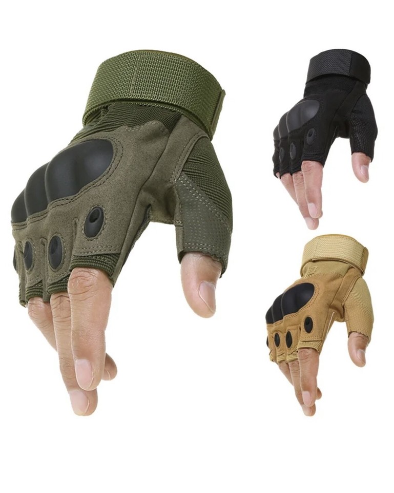 Redrum Medio Dedo Táctico Moto Bicicleta Guantes Estilo Militar Combate Paintbal