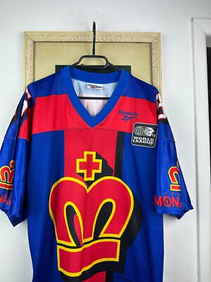 Rare Vintage Reebok London Monarchs #95 NFL World League Jersey