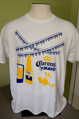 CORONA EXTRA  T SHIRTS 100% COTTON  GRAPHIC NEW XL MENS FRUIT OF THE LOOM