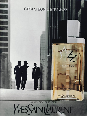 Yves Saint Laurent perfume Vintage Print Ad !! 