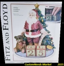 Fitz & Floyd Holiday Countdown Calandar with Original Box (50% Shipping Cost)