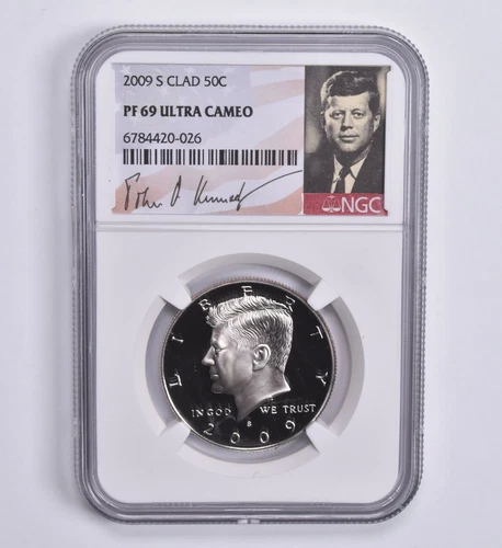 PF69 UCam 2009-S CLAD Kennedy Half Dollar 50c NGC Special Lbl