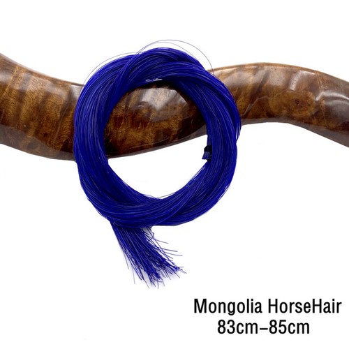 5 hanks 85cm bule color natural horsetail,blue color bow hairs - Afbeelding 1 van 3