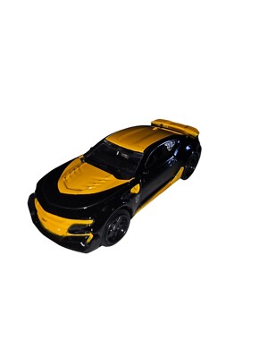 Chevy Camaro Yellow Black Transformer's Bumblebee Jada Toys 2016 Metal Die Cast