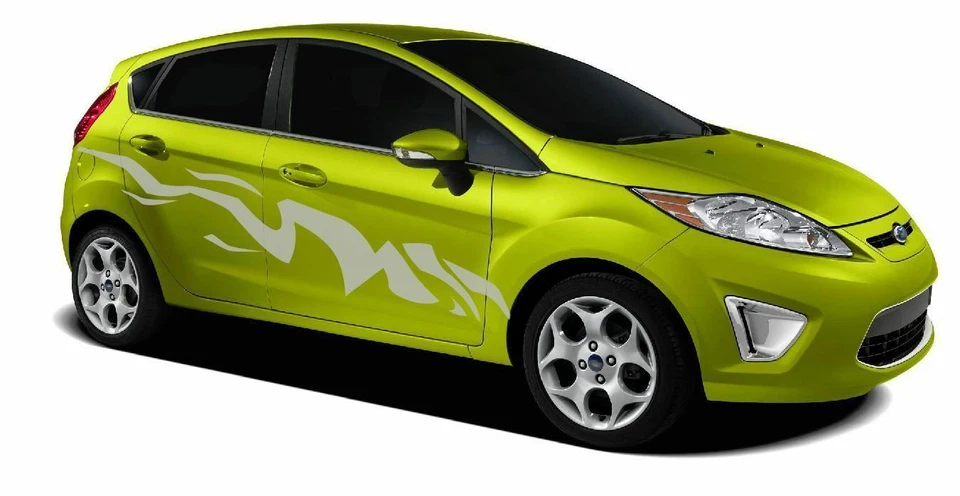 Fiesta Hatchback 3M乙烯基贴纸图形贴花条纹2015福特 — 第 2/4 张图片