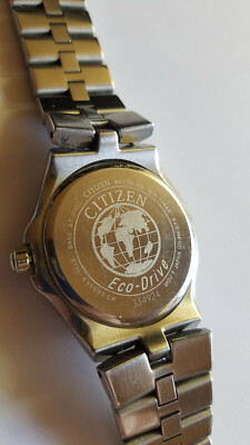 Citizen Mens E110-K15699 CK Eco-Drive Watch Silver Gold Bracelet
