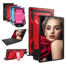 For Lenovo Chromebook Duet 5 Laptop 13.3" FHD Case Hybrid  Shoulder Strap Stand