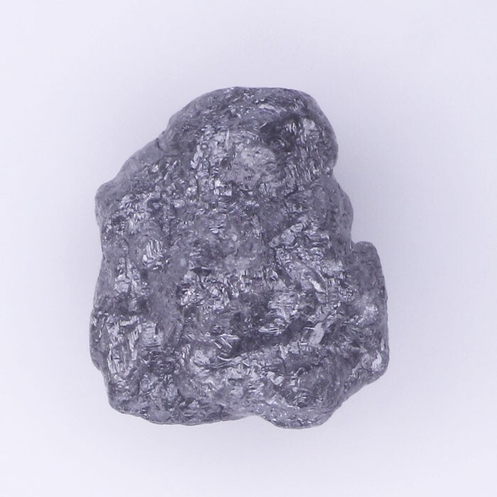 Untreated Natural Loose Rough African 1.70 Carat Blackish Color Raw Diamond