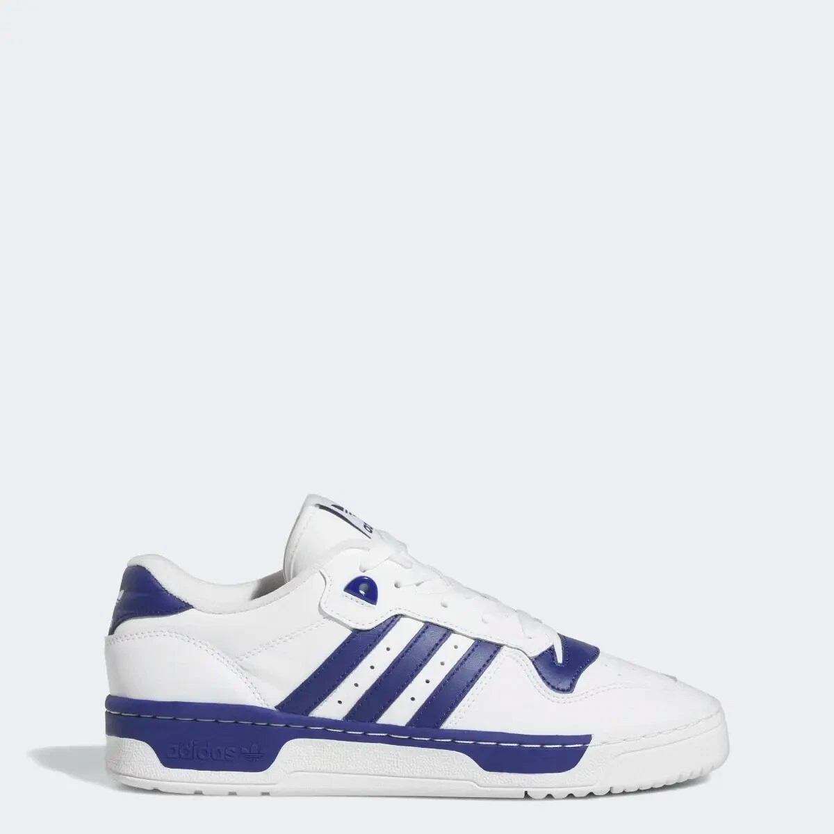 Scarpe basse da uomo Adidas Rivalry GZ9794 bianche blu taglia UK 8 5_9_10 5