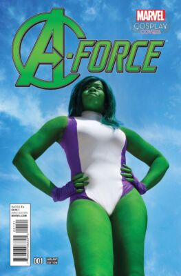 A-Force (2016) #   1 Cover B 1:15 (8.0-VF) Cosplay Variant 2016