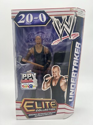2012 Mattel WWE Elite Toys R Us Exclusive Undertaker 20-0 Wrestlemania 28 Figure