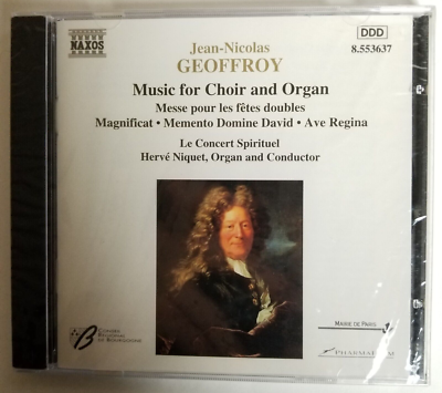 Jean Nicolas Geoffroy Music For Choir And Organ CD Sealed Naxos