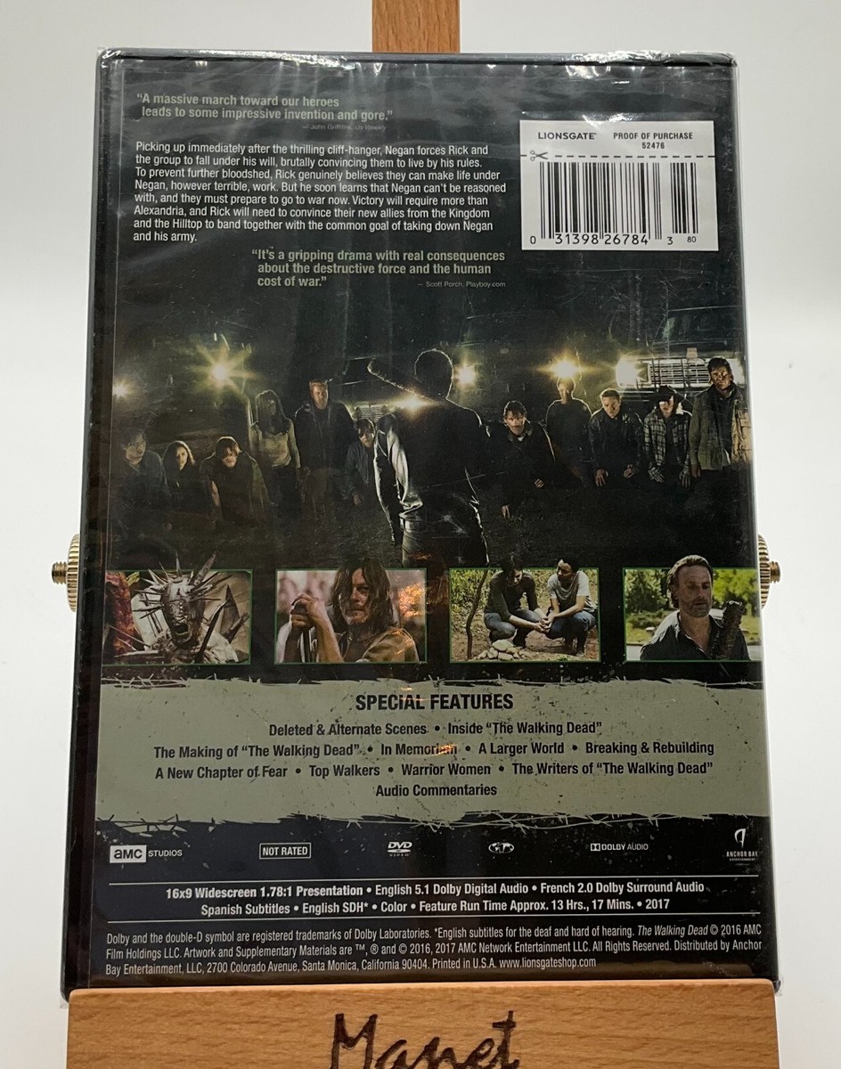 The Walking Dead: the Complete Seventh Season (DVD, 2016